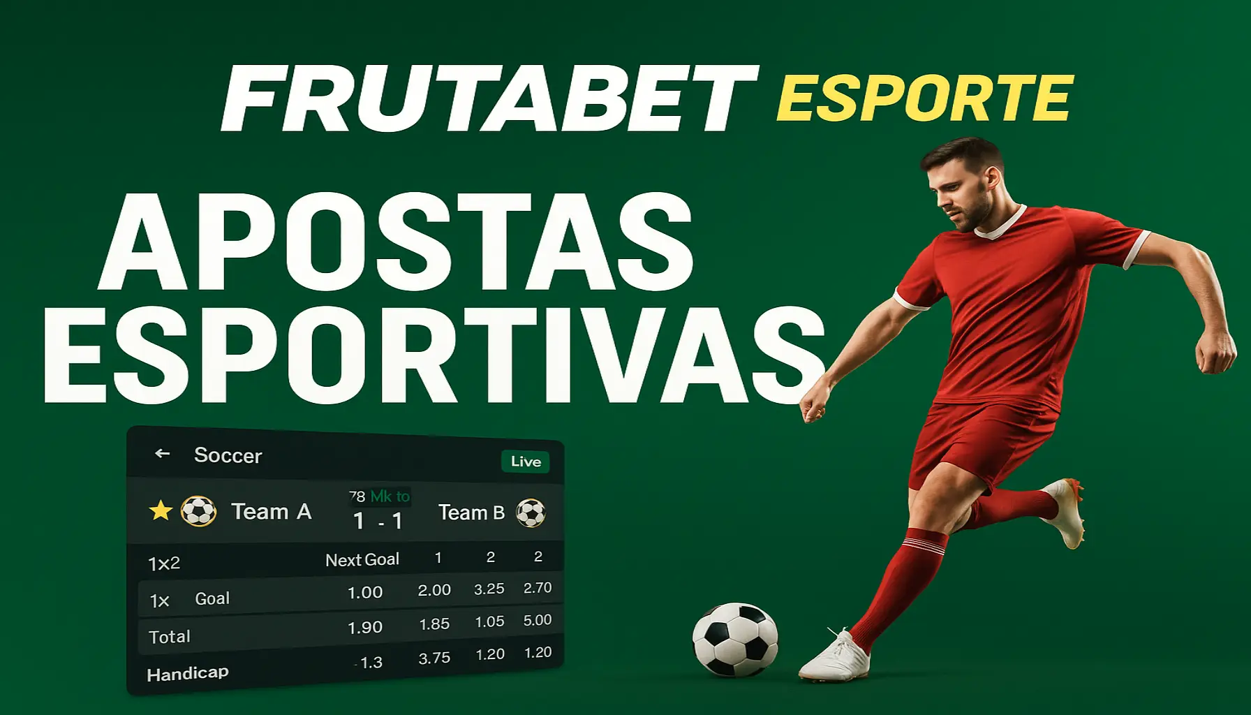 Apostas esportivas no cassino online FRUTABET